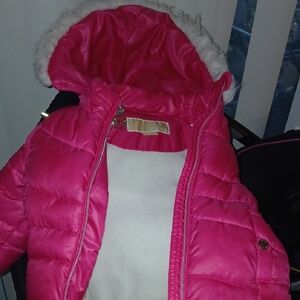 MICHAEL Michael Kors Pink Puffer Jacket